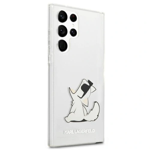 Kup Etui Karl Lagerfeld KLHCS22LCFNRC Samsung Galaxy S22 Ultra tvrdý obal průhledný Choupette Eat - KLD835CL - {ean13} - Sklep Home Screen