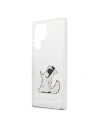 Kup Etui Karl Lagerfeld KLHCS22LCFNRC Samsung Galaxy S22 Ultra carcasă transparentă Choupette Eat - KLD835CL - {ean13} - Sklep Home Screen