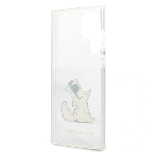 Buy Karl Lagerfeld KLHCS22LCFNRC Samsung Galaxy S22 Ultra hardcase transparent Choupette Eat - KLD835CL - {ean13} - Home Screen Store Europe