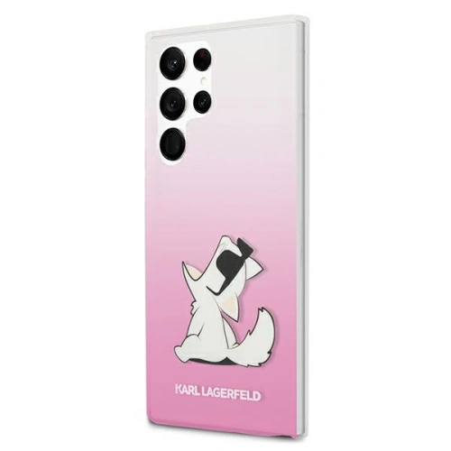 Kup Etui Karl Lagerfeld KLHCS22LCFNRCPI Samsung Galaxy S22 Ultra hardcase różowy/pink Choupette Eat - KLD836PNK - {ean13} - Sklep Home Screen