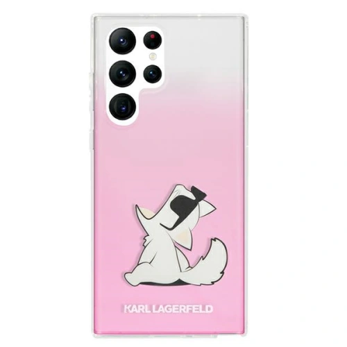 Kup Etui Karl Lagerfeld KLHCS22LCFNRCPI Samsung Galaxy S22 Ultra hardcase różowy/pink Choupette Eat - KLD836PNK - {ean13} - Sklep Home Screen