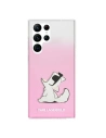 Kup Case Karl Lagerfeld KLHCS22LCFNRCPI Samsung Galaxy S22 Ultra Hardcase rosa/pink Choupette Eat - KLD836PNK - {ean13} - Sklep Home Screen