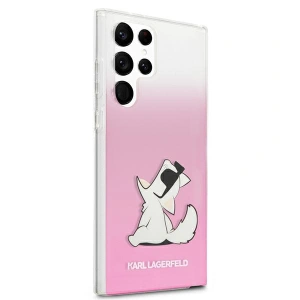 Kup Case Karl Lagerfeld KLHCS22LCFNRCPI Samsung Galaxy S22 Ultra Hardcase rosa/pink Choupette Eat - KLD836PNK - {ean13} - Sklep Home Screen