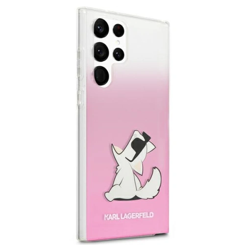Kup Etui Karl Lagerfeld KLHCS22LCFNRCPI Samsung Galaxy S22 Ultra hardcase różowy/pink Choupette Eat - KLD836PNK - {ean13} - Sklep Home Screen