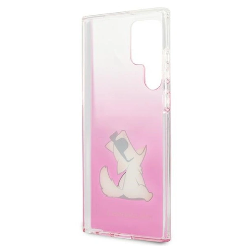 Kup Etui Karl Lagerfeld KLHCS22LCFNRCPI Samsung Galaxy S22 Ultra hardcase růžový/pink Choupette Eat - KLD836PNK - {ean13} - Sklep Home Screen