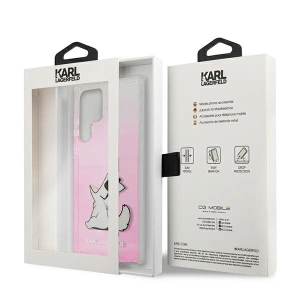 Kup Case Karl Lagerfeld KLHCS22LCFNRCPI Samsung Galaxy S22 Ultra Hardcase rosa/pink Choupette Eat - KLD836PNK - {ean13} - Sklep Home Screen
