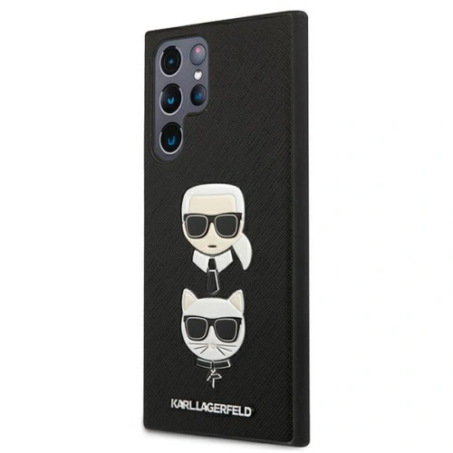 Kup Etui Karl Lagerfeld KLHCS22LSAKICKCBK Samsung Galaxy S22 Ultra černý/black Saffiano Karl & Choupette Head - KLD837BLK - {ean13} - Sklep Home Screen