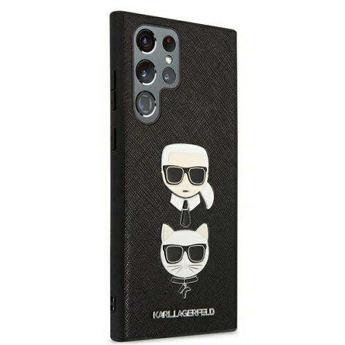 Kup Etui Karl Lagerfeld KLHCS22LSAKICKCBK Samsung Galaxy S22 Ultra černý/black Saffiano Karl & Choupette Head - KLD837BLK - {ean13} - Sklep Home Screen