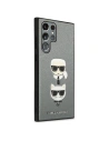 Kup Etui Karl Lagerfeld KLHCS22LSAKICKCSL Samsung Galaxy S22 Ultra argintiu/silver Saffiano Karl & Choupette Head - KLD838SLV - {ean13} - Sklep Home Screen