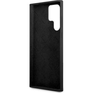 Kup Case Guess GUHCS22LLSLMGBK Samsung Galaxy S22 Ultra schwarz/black hardcase Silikon Script Metall Logo - GUE1622BLK - {ean13} - Sklep Home Screen