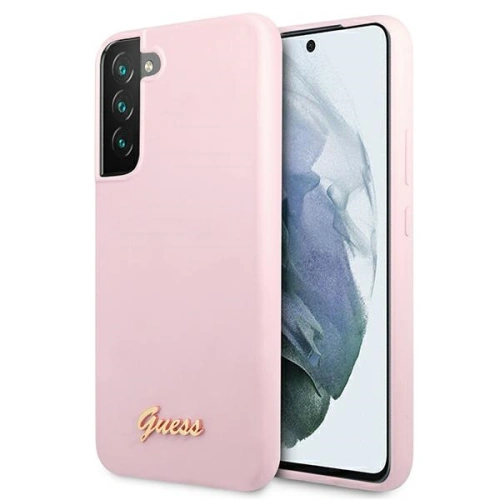 Kup Case Guess GUHCS22MLSLMGLA Samsung Galaxy S22+ Plus Lavendel/hardcase Silikon Script Metall-Logo - GUE1623LAV - {ean13} - Sklep Home Screen