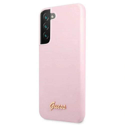Kup Case Guess GUHCS22MLSLMGLA Samsung Galaxy S22+ Plus Lavendel/hardcase Silikon Script Metall-Logo - GUE1623LAV - {ean13} - Sklep Home Screen