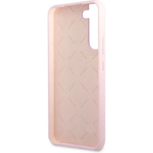 Guess GUHCS22MLSLMGLA Samsung Galaxy S22+ Plus lavender hardcase Silicone Script Metal Logo