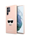 Kup Etui Karl Lagerfeld KLHCS22LSLCHPI Samsung Galaxy S22 Ultra hardcase růžový/pink Silicone Choupette Head - KLD839PNK - {ean13} - Sklep Home Screen