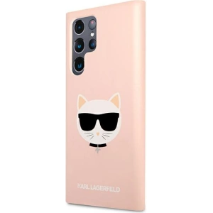 Kup Case Karl Lagerfeld KLHCS22LSLCHPI Samsung Galaxy S22 Ultra Hardcase rosa/pink Silikon Choupette Head - KLD839PNK - {ean13} - Sklep Home Screen