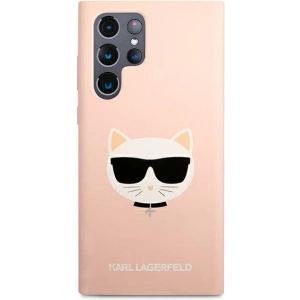 Kup Case Karl Lagerfeld KLHCS22LSLCHPI Samsung Galaxy S22 Ultra Hardcase rosa/pink Silikon Choupette Head - KLD839PNK - {ean13} - Sklep Home Screen