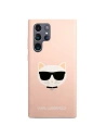 Kup Etui Karl Lagerfeld KLHCS22LSLCHPI Samsung Galaxy S22 Ultra hardcase roz/pink Silicone Choupette Head - KLD839PNK - {ean13} - Sklep Home Screen