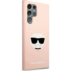 Kup Case Karl Lagerfeld KLHCS22LSLCHPI Samsung Galaxy S22 Ultra Hardcase rosa/pink Silikon Choupette Head - KLD839PNK - {ean13} - Sklep Home Screen