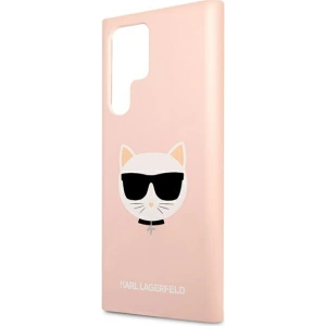 Kup Case Karl Lagerfeld KLHCS22LSLCHPI Samsung Galaxy S22 Ultra Hardcase rosa/pink Silikon Choupette Head - KLD839PNK - {ean13} - Sklep Home Screen