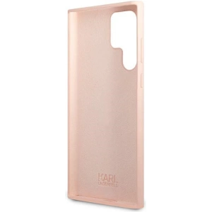 Kup Etui Karl Lagerfeld KLHCS22LSLCHPI Samsung Galaxy S22 Ultra hardcase roz/pink Silicone Choupette Head - KLD839PNK - {ean13} - Sklep Home Screen