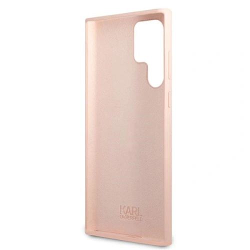 Kup Etui Karl Lagerfeld KLHCS22LSLCHPI Samsung Galaxy S22 Ultra hardcase růžový/pink Silicone Choupette Head - KLD839PNK - {ean13} - Sklep Home Screen