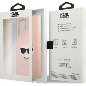Kup Case Karl Lagerfeld KLHCS22LSLCHPI Samsung Galaxy S22 Ultra Hardcase rosa/pink Silikon Choupette Head - KLD839PNK - {ean13} - Sklep Home Screen