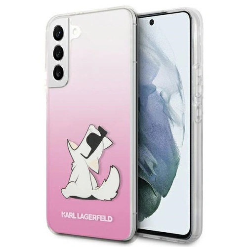 Kup Etui Karl Lagerfeld KLHCS22MCFNRCPI Samsung Galaxy S22+ Plus kemény tok rózsaszín/pink Choupette Eat - KLD842PNK - {ean13} - Sklep Home Screen