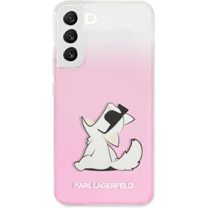 Etui Karl Lagerfeld KLHCS22MCFNRCPI Samsung Galaxy S22+ Plus hardcase różowy/pink Choupette Eat