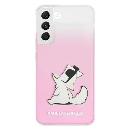 Kup Etui Karl Lagerfeld KLHCS22MCFNRCPI Samsung Galaxy S22+ Plus kemény tok rózsaszín/pink Choupette Eat - KLD842PNK - {ean13} - Sklep Home Screen