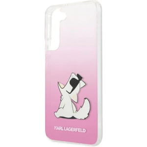 Etui Karl Lagerfeld KLHCS22MCFNRCPI Samsung Galaxy S22+ Plus hardcase różowy/pink Choupette Eat