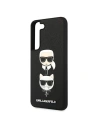 Buy Karl Lagerfeld KLHCS22MSAKICKCBK Samsung Galaxy S22+ Plus black Saffiano Karl & Choupette Head - KLD843BLK - {ean13} - Home Screen Store Europe