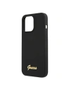 Kup Etui Guess GUHMP13LLSLMGBK Apple iPhone 13 Pro black/czarny hardcase Silicone Script Gold Logo - GUE1624BLK - {ean13} - Sklep Home Screen