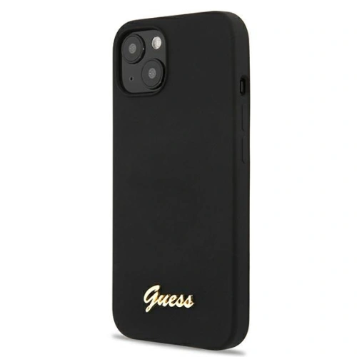 Kup Etui Guess GUHMP13MLSLMGBK Apple iPhone 13 černý/black hardcase Silicone Script Gold Logo - GUE1626BLK - {ean13} - Sklep Home Screen