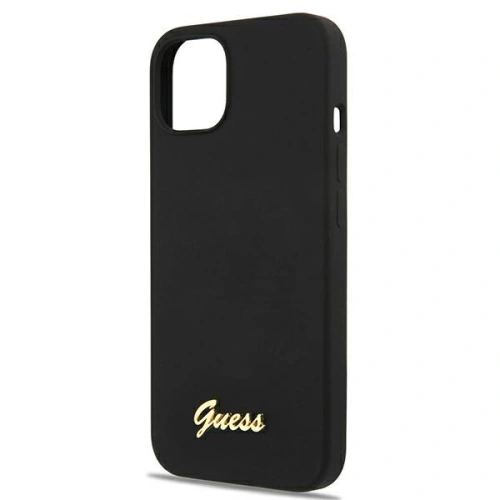 Kup Etui Guess GUHMP13MLSLMGBK Apple iPhone 13 černý/black hardcase Silicone Script Gold Logo - GUE1626BLK - {ean13} - Sklep Home Screen