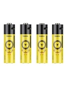 Akumulatori 4xAA Baseus, 1920mAh, micro USB (negru-galben)