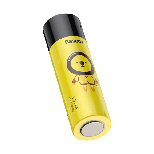 Buy Accumlators 4xAA Baseus, 1920mAh, micro USB (black-yellow) - BSU3118BLKYEL - {ean13} - Home Screen Store Europe