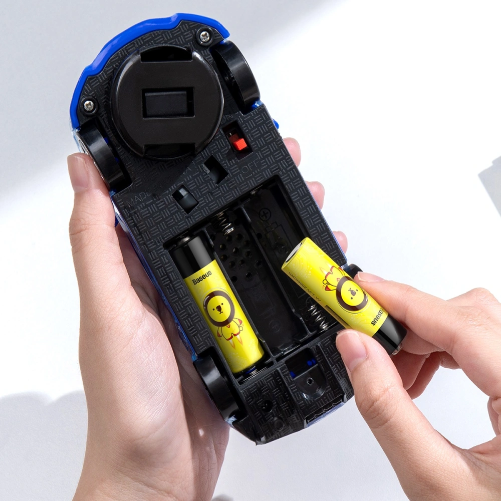 Akumulatory 4xAA  Baseus, 1920mAh, micro USB (czarno-żółte)