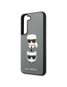 Kup Etui Karl Lagerfeld KLHCS22MSAKICKCSL Samsung Galaxy S22+ Plus srebrny/silver Saffiano Karl & Choupette Head - KLD844SLV - {ean13} - Sklep Home Screen