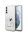 Etui Karl Lagerfeld KLHCS22SCFNRC Samsung Galaxy S22 carcasă dură transparentă Choupette Eat