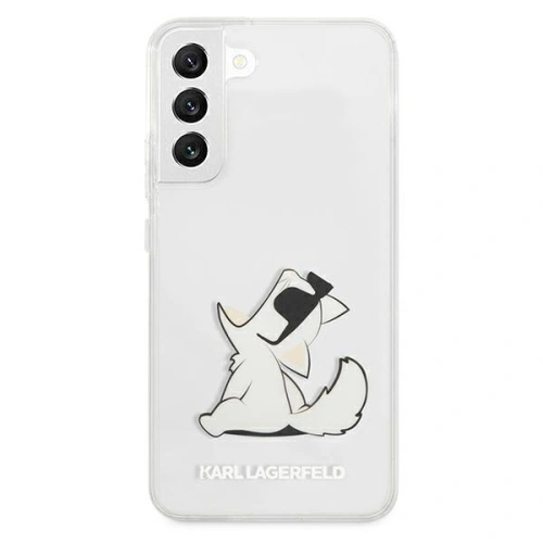 Buy Karl Lagerfeld KLHCS22SCFNRC Samsung Galaxy S22 hardcase transparent Choupette Eat - KLD846CL - {ean13} - Home Screen Store Europe