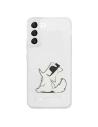 Buy Karl Lagerfeld KLHCS22SCFNRC Samsung Galaxy S22 hardcase transparent Choupette Eat - KLD846CL - {ean13} - Home Screen Store Europe