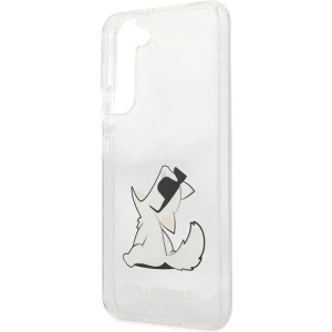 Kup Etui Karl Lagerfeld KLHCS22SCFNRC Samsung Galaxy S22 carcasă dură transparentă Choupette Eat - KLD846CL - {ean13} - Sklep Home Screen