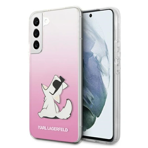 Kup Case Karl Lagerfeld KLHCS22SCFNRCPI Samsung Galaxy S22 Hardcase rosa/pink Choupette Eat - KLD847PNK - {ean13} - Sklep Home Screen