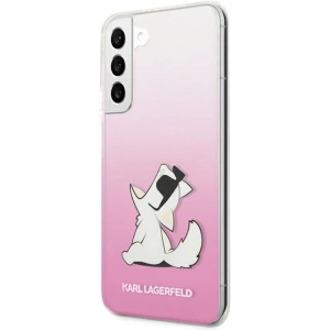 Kup Etui Karl Lagerfeld KLHCS22SCFNRCPI Samsung Galaxy S22 hardcase roz/pink Choupette Eat - KLD847PNK - {ean13} - Sklep Home Screen
