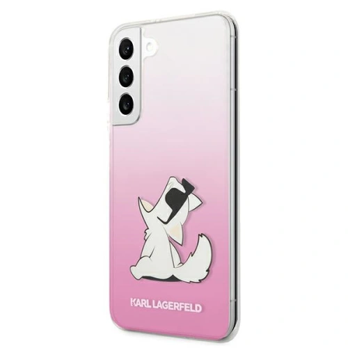 Kup Case Karl Lagerfeld KLHCS22SCFNRCPI Samsung Galaxy S22 Hardcase rosa/pink Choupette Eat - KLD847PNK - {ean13} - Sklep Home Screen