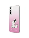 Kup Etui Karl Lagerfeld KLHCS22SCFNRCPI Samsung Galaxy S22 hardcase roz/pink Choupette Eat - KLD847PNK - {ean13} - Sklep Home Screen