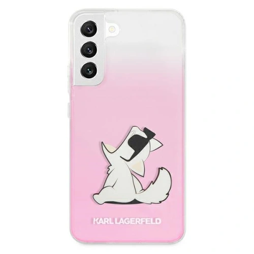 Kup Etui Karl Lagerfeld KLHCS22SCFNRCPI Samsung Galaxy S22 hardcase roz/pink Choupette Eat - KLD847PNK - {ean13} - Sklep Home Screen