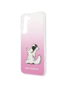 Kup Etui Karl Lagerfeld KLHCS22SCFNRCPI Samsung Galaxy S22 hardcase roz/pink Choupette Eat - KLD847PNK - {ean13} - Sklep Home Screen