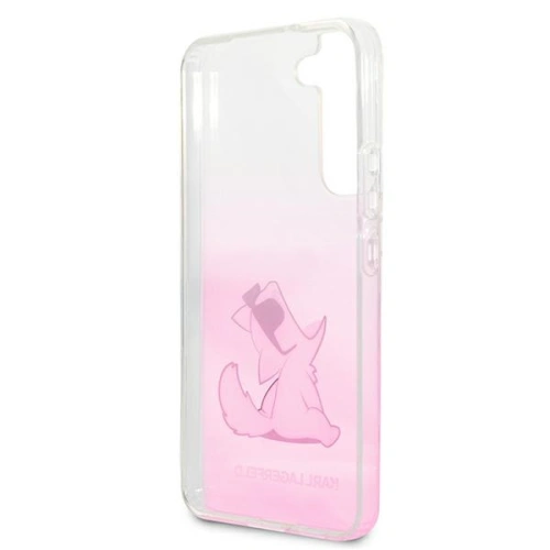 Kup Etui Karl Lagerfeld KLHCS22SCFNRCPI Samsung Galaxy S22 hardcase roz/pink Choupette Eat - KLD847PNK - {ean13} - Sklep Home Screen