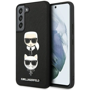 Kup Etui Karl Lagerfeld KLHCS22SSAKICKCBK Samsung Galaxy S22 negru/black Saffiano Karl & Choupette Head - KLD848BLK - {ean13} - Sklep Home Screen